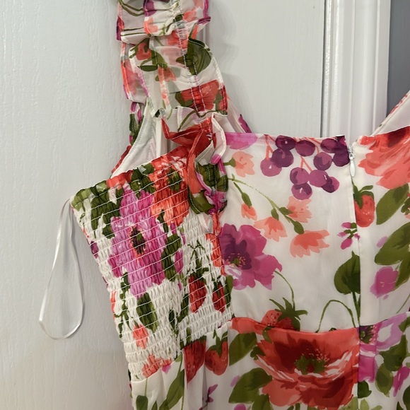 Abercrombie & Fitch | Ruffle Strap High-Low Maxi Dress - Picture 13 of 13